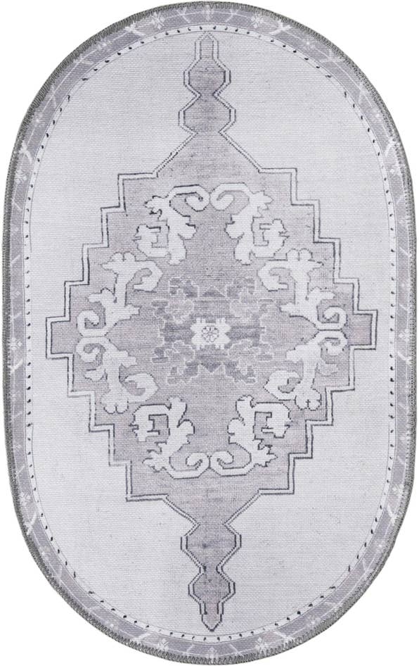Detail image of 2' x 3' Washable Timeless Oval Rug