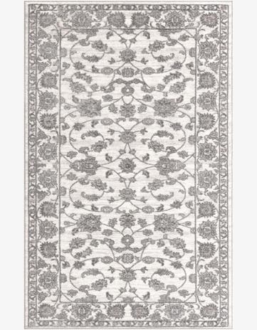 white Gray Boston Rug