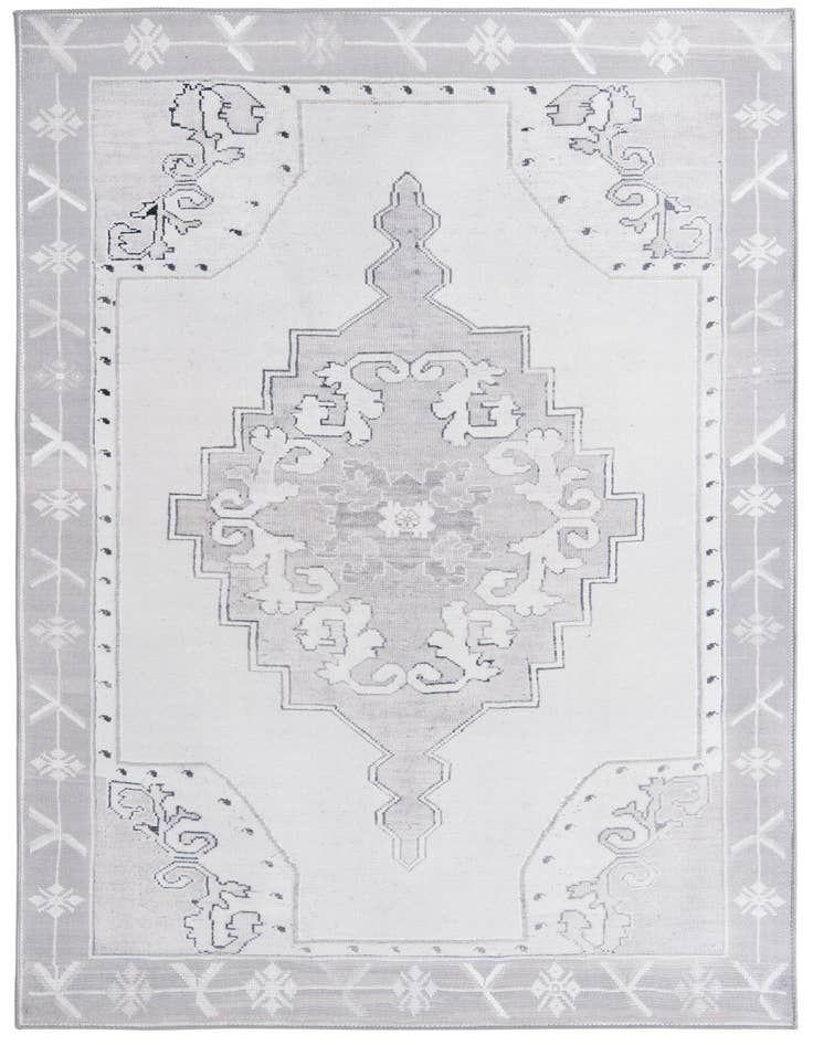 Detail image of 5' x 8' Washable Timeless Rug