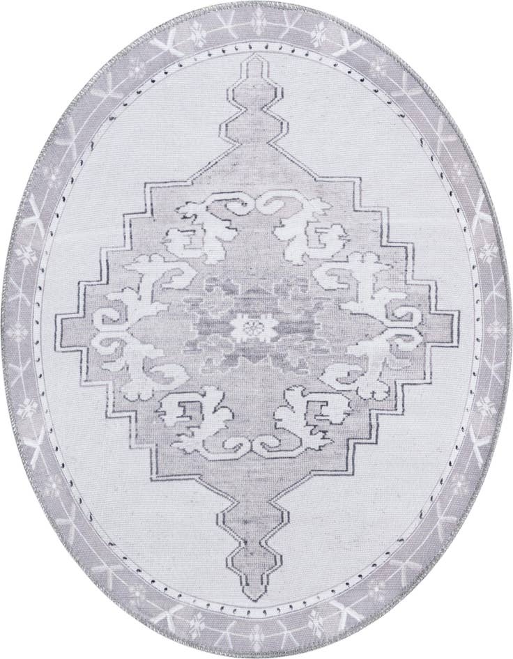 Detail image of 3' 6 x 3' 6 Washable Timeless Round Rug