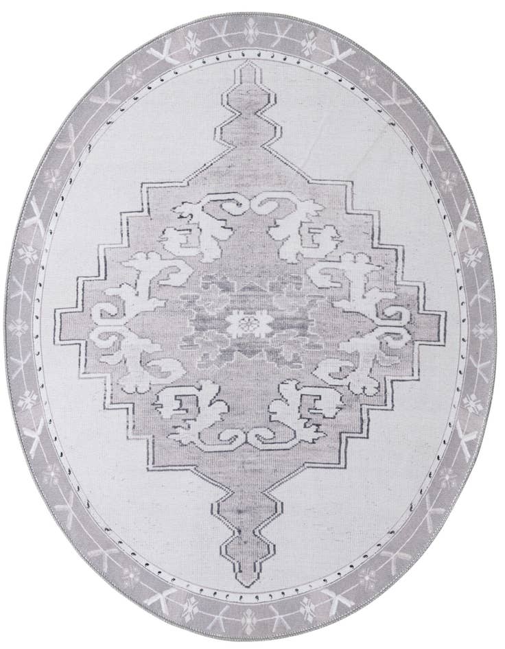 Detail image of 5' x 5' Washable Timeless Round Rug