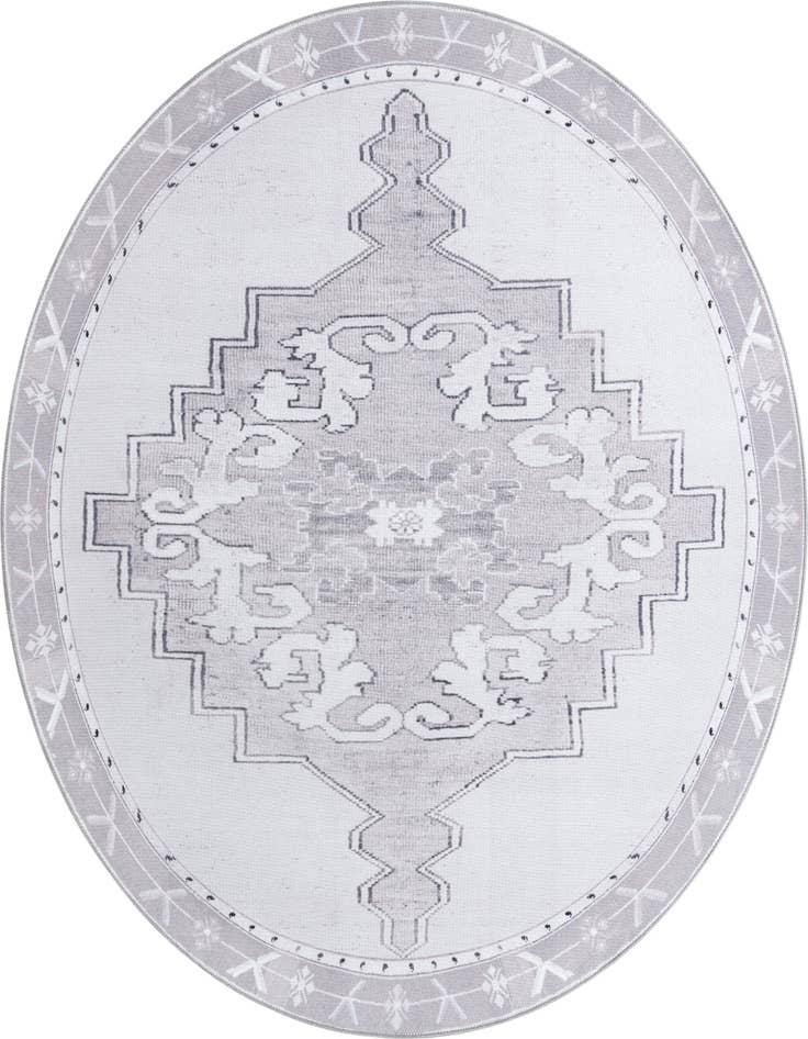 Detail image of 7' 7 x 7' 7 Washable Timeless Round Rug