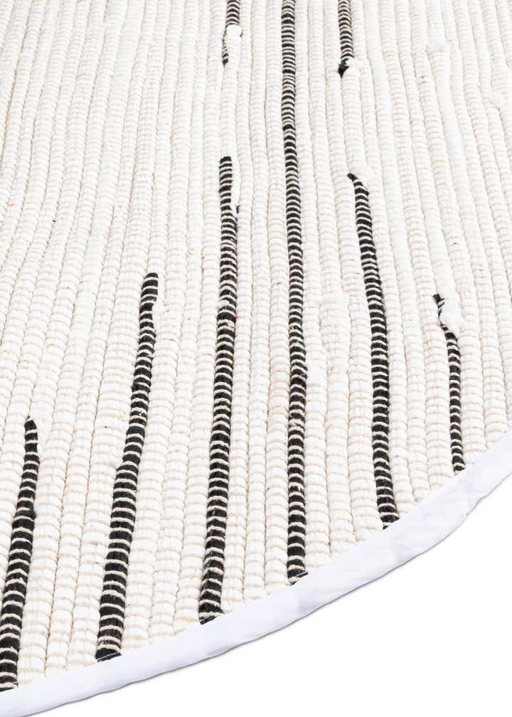 2' 2 x 3' 7 Hand Woven Chindi Cotton Hearth Rug