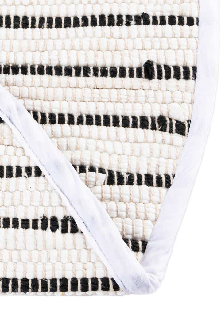 2' 2 x 3' 7 Hand Woven Chindi Cotton Hearth Rug