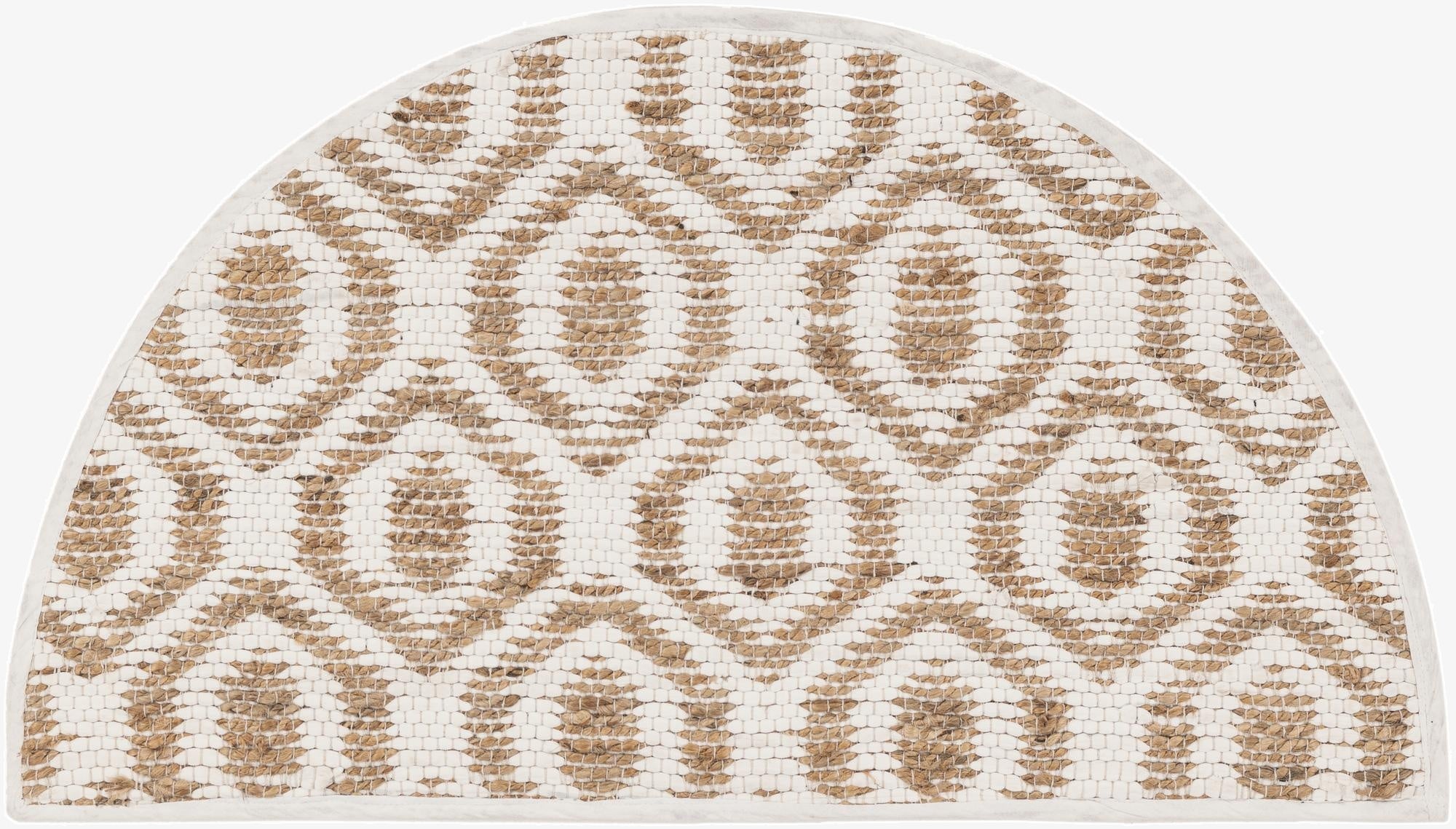 65cm x 110cm  Hand Woven Chindi Jute Chimenea Alfombra