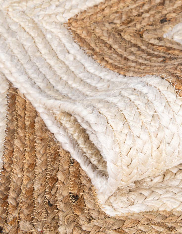 Detail image of 8' x 8' Handmade Braided Jute Round Rug