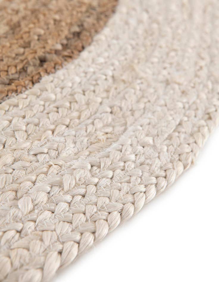Detail image of 8' x 8' Handmade Braided Jute Round Rug
