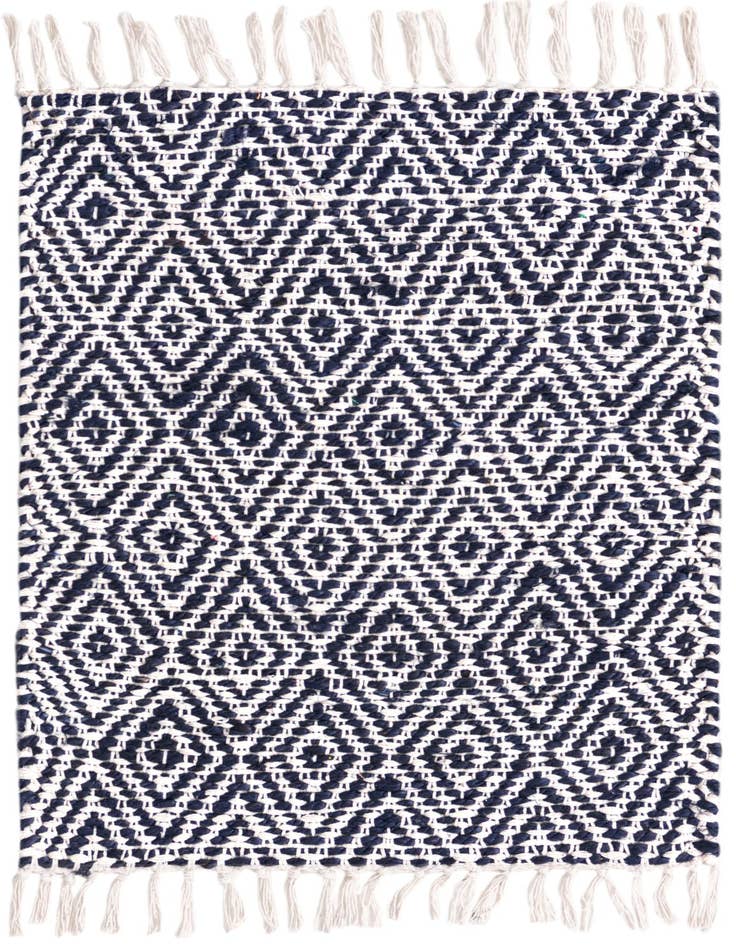 Detail image of 2' x 3' 1  Hand Woven Braided Jute Rug