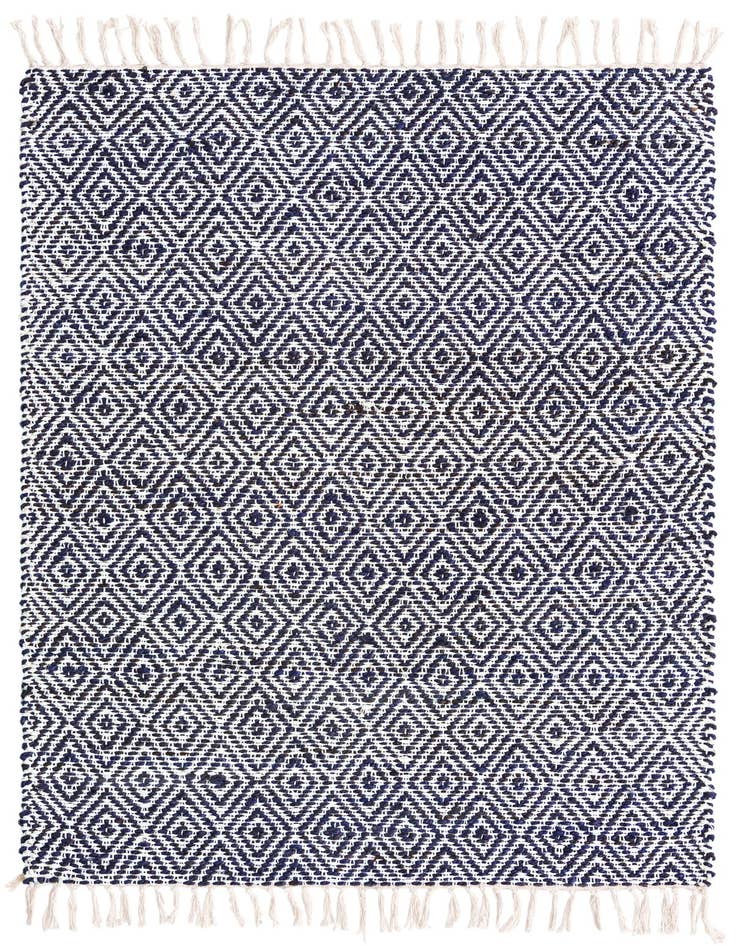 Detail image of 4' 1 x 6' 1  Hand Woven Braided Jute Rug