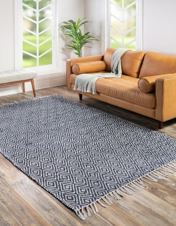12' x 15' 11 Hand Woven Braided Jute Rug