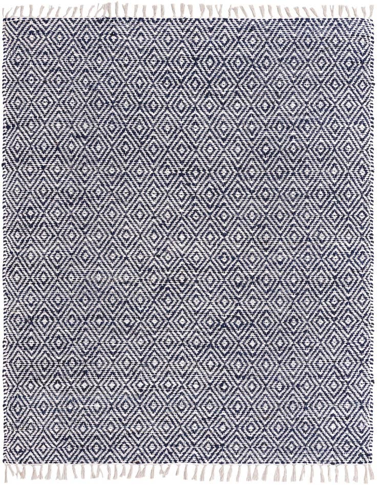 Detail image of 6' 1 x 9'  Hand Woven Braided Jute Rug