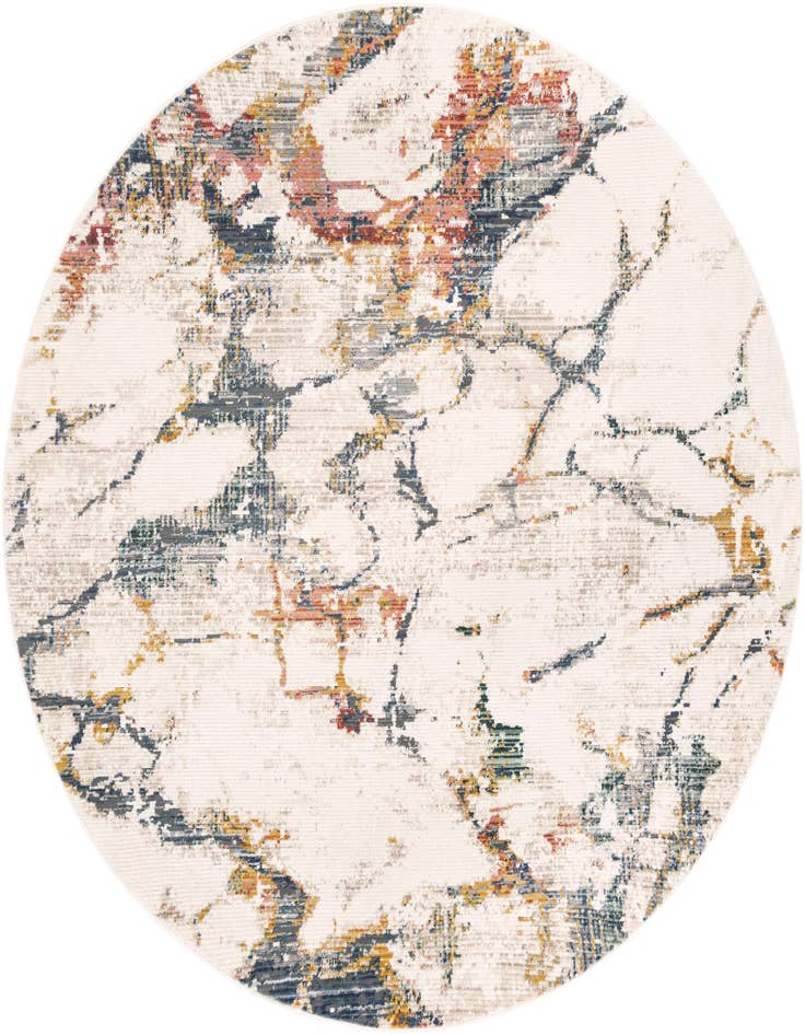 Detail image of 10' 2 x 10' 2 Gemstone Round Rug