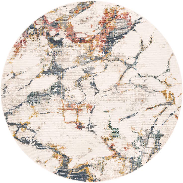 Detail image of 10' 2 x 10' 2 Gemstone Round Rug