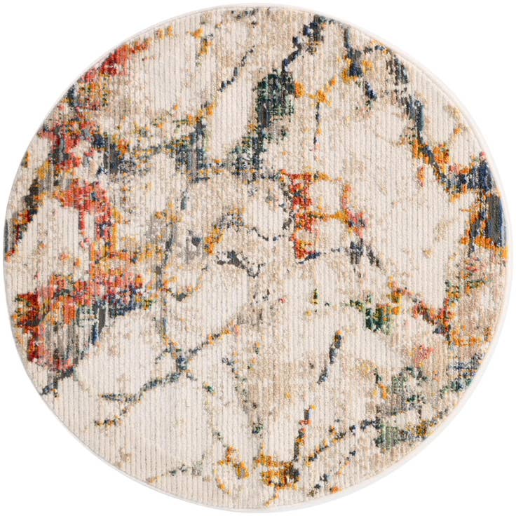Detail image of 4' x 4' Gemstone Round Rug