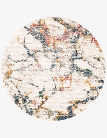 3' 3 x 3' 3 Gemstone Round Rug