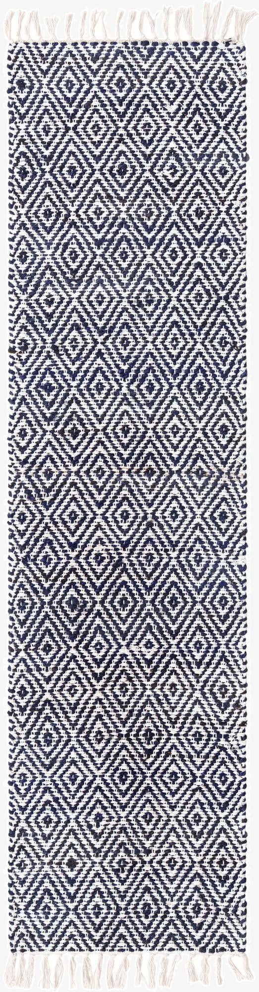 2' 2 x 8'  Hand Woven Braided Jute Runner Rug