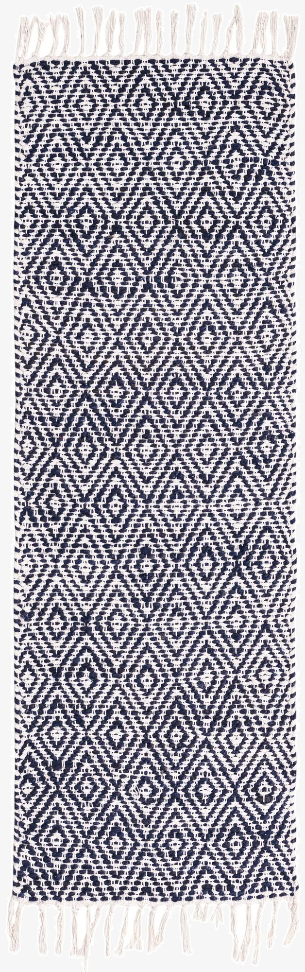 2' 2 x 6' 1  Hand Woven Braided Jute Runner Rug