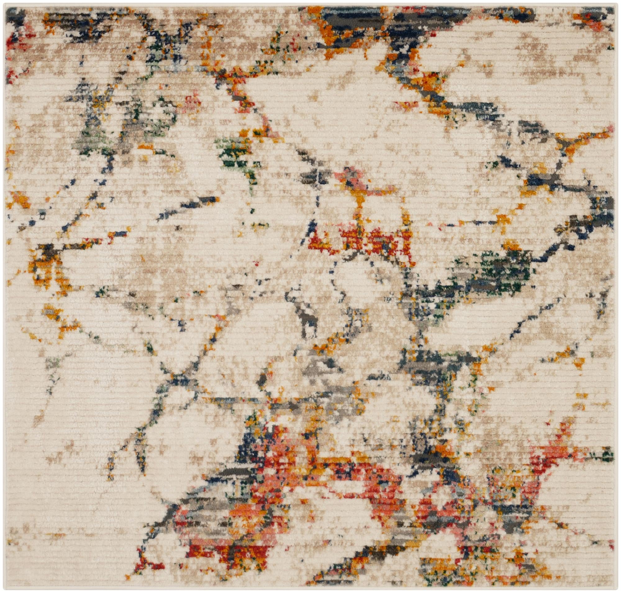 Primary image 4' x 4' Gemstone Square Rug