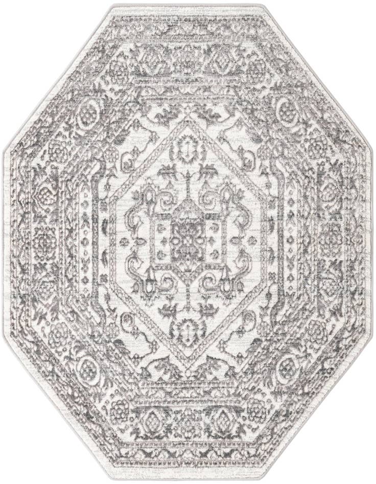 Detail image of 5' 3 x 5' 3 Boston Octagon Rug