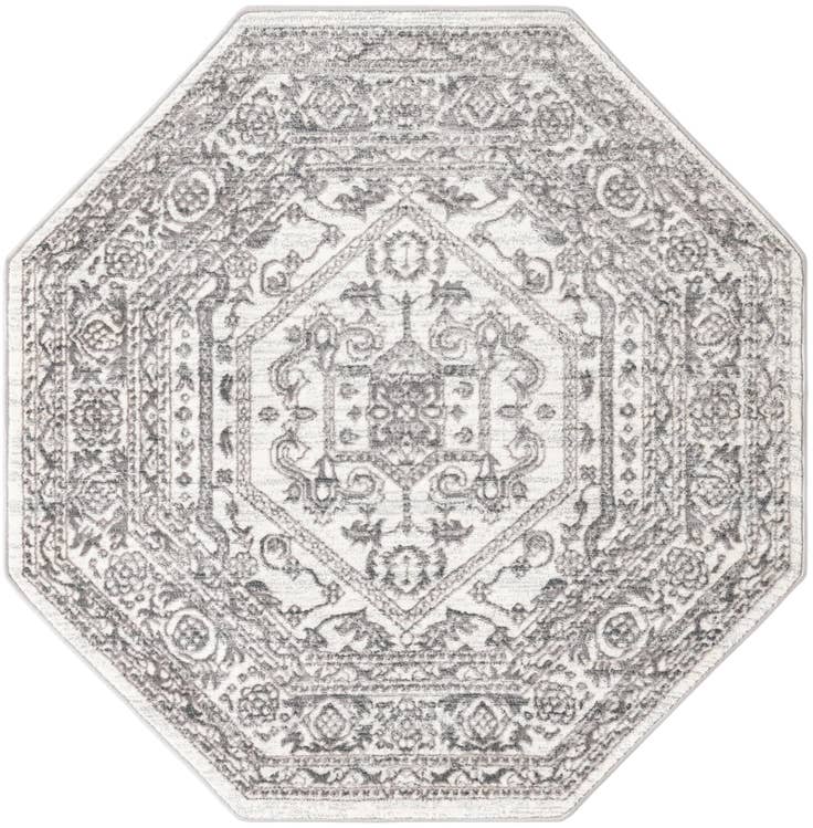 Detail image of 5' 3 x 5' 3 Boston Octagon Rug