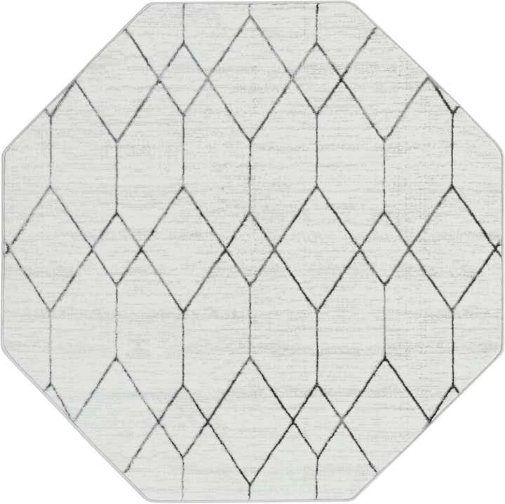 5' 3 x 5' 3 Lattice Trellis Octagon Rug