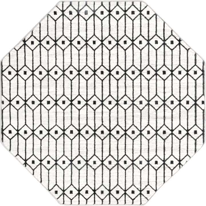 5' 3 x 5' 3 Lattice Trellis Octagon Rug