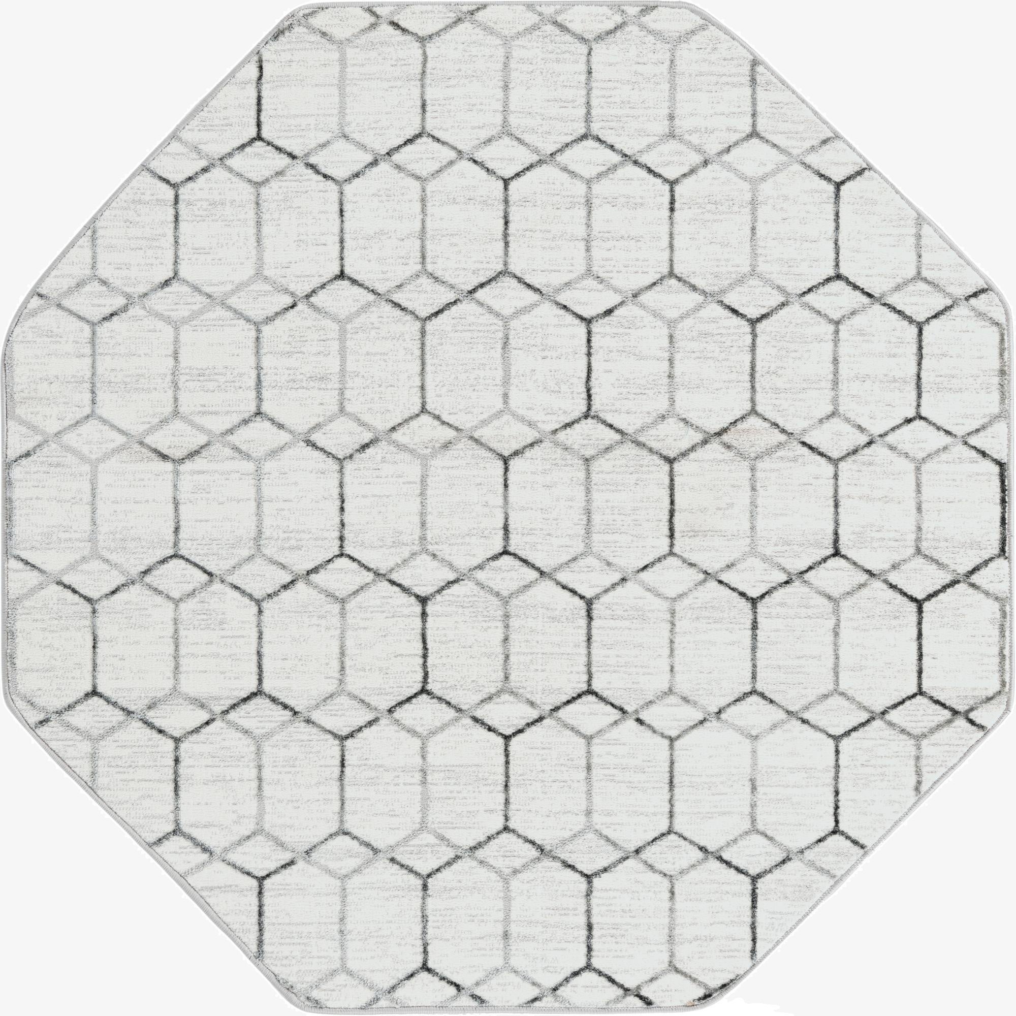 5' 3 x 5' 3 Lattice Trellis Octagon Rug