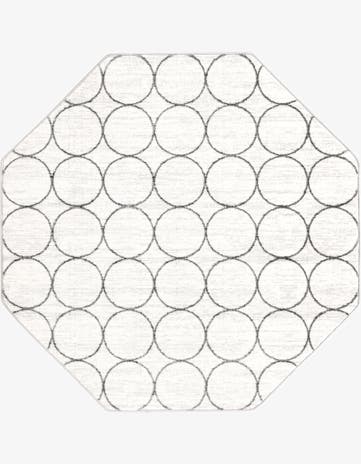 5' 3 x 5' 3 Lattice Trellis Octagon Rug