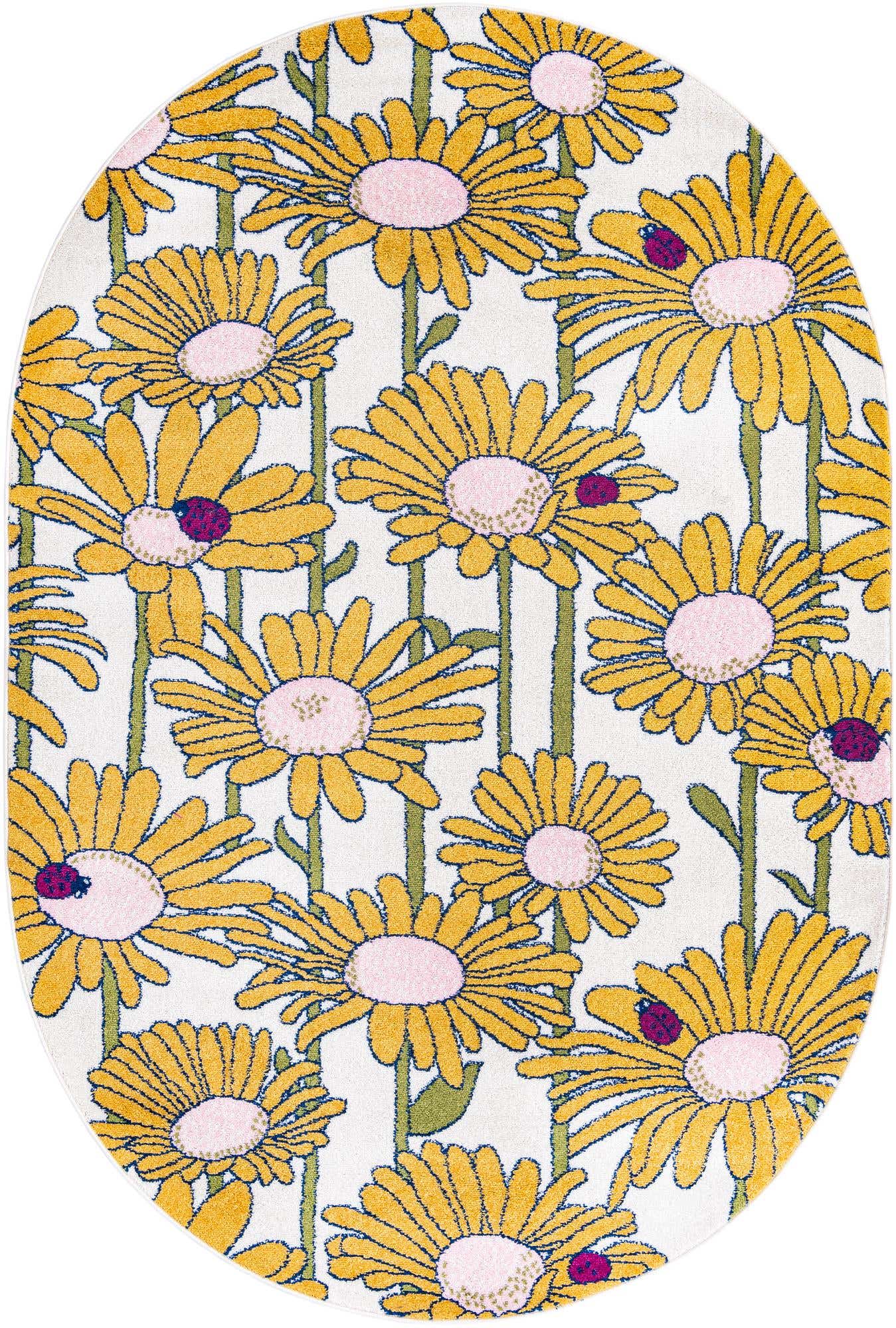 6' x 9' Bloom Oval Rug