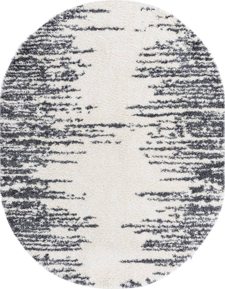 Detail image of 7' 10 x 10' Serenity Shag Oval Rug