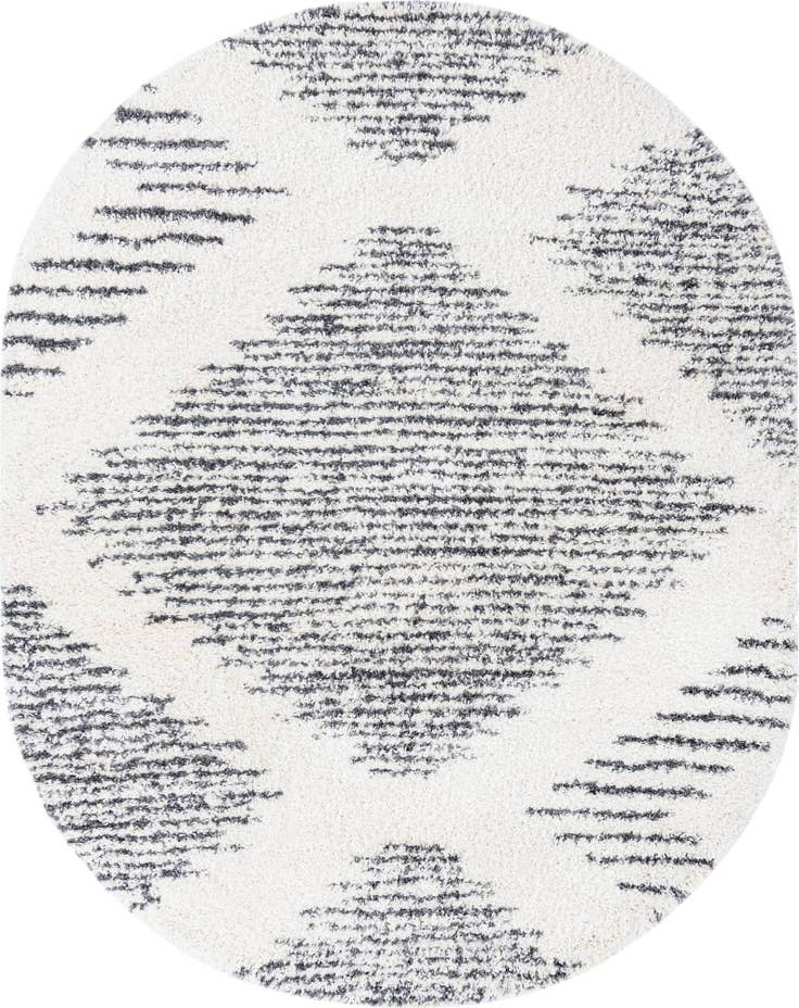 Detail image of 7' 10 x 10' Serenity Shag Oval Rug