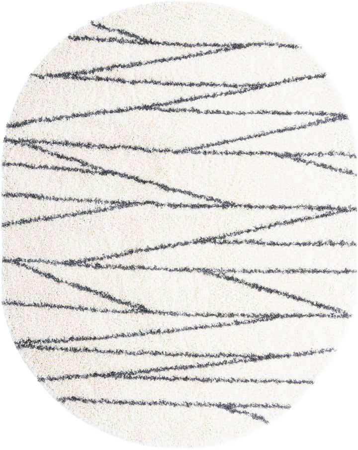 7' 10 x 10' Serenity Shag Oval Rug