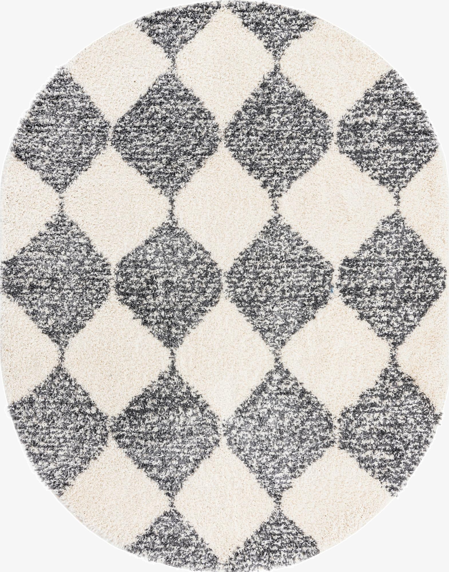Primary image 7' 10 x 10' Serenity Shag Oval Rug