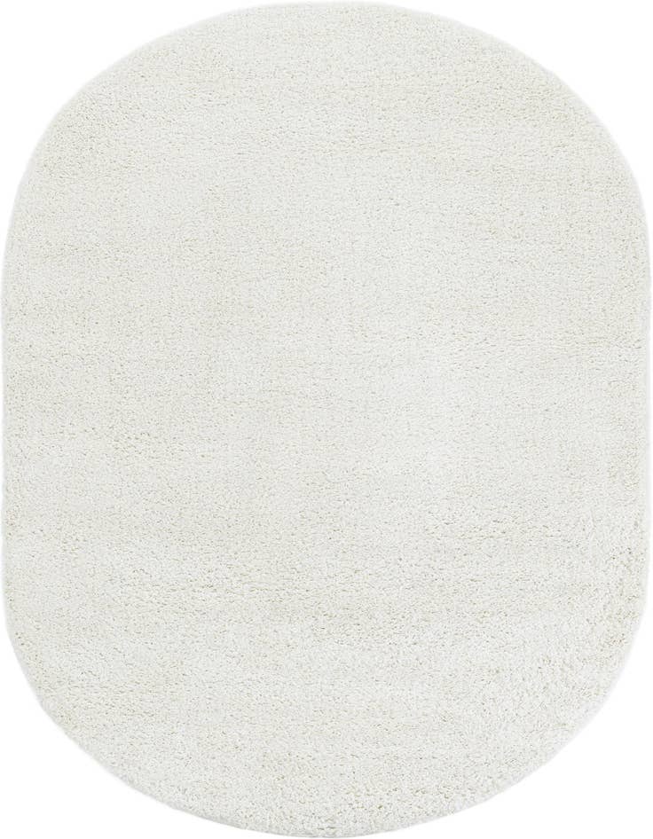 Detail image of 5' 3 x 8' Soft Solid Shag Oval Rug