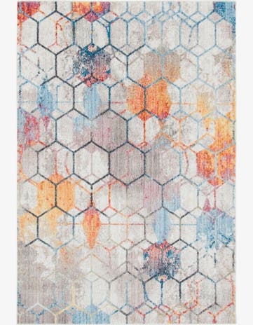 White Andromeda Rug