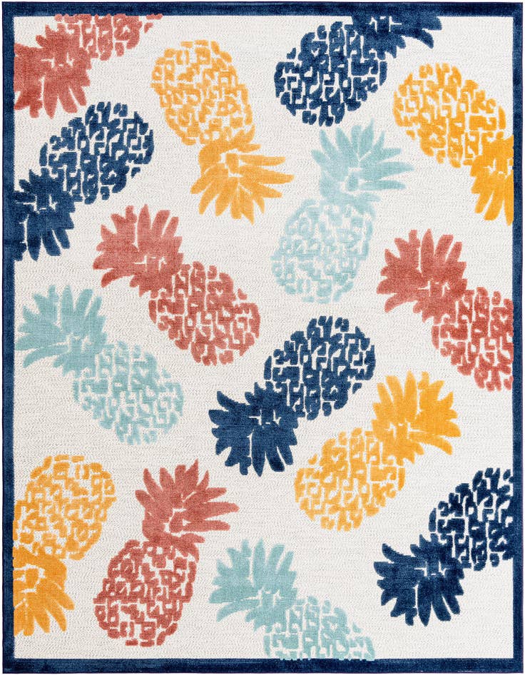 Detail image of 9' x 12' Easy-Clean Belize Indoor / Outdoor Rug
