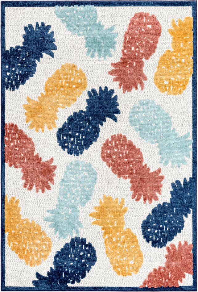 Detail image of 6' x 9' Easy-Clean Belize Indoor / Outdoor Rug