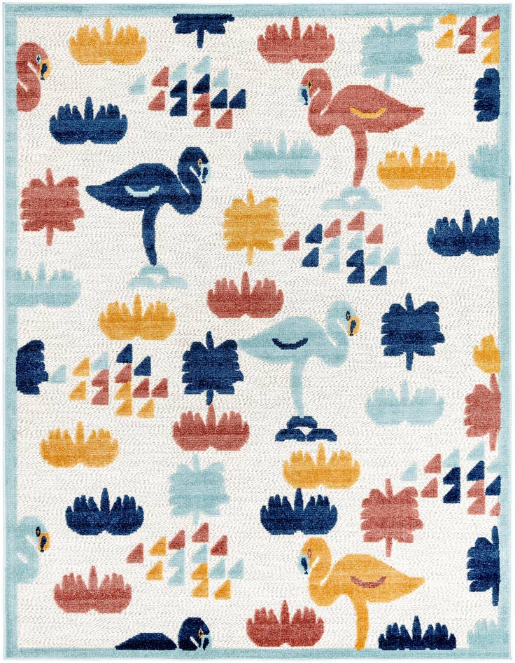 Detail image of 6' x 9' Easy-Clean Belize Indoor / Outdoor Rug