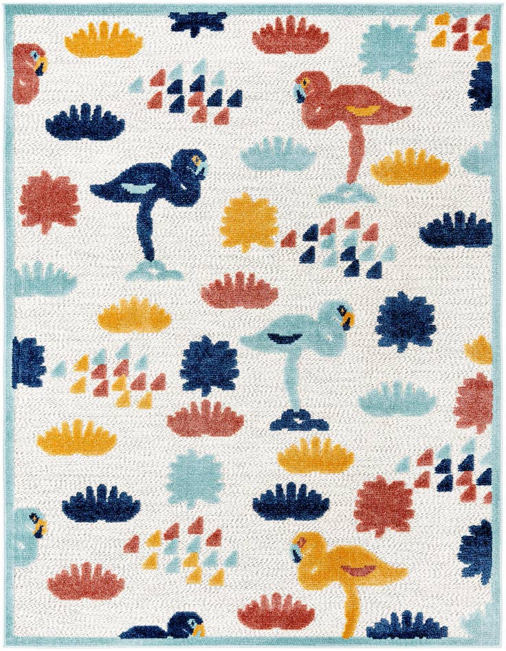 Detail image of 5' 3 x 8' Easy-Clean Belize Indoor / Outdoor Rug