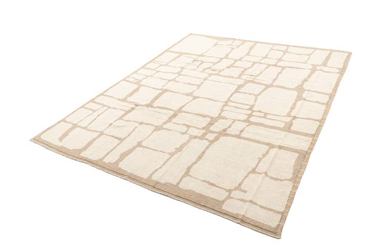 Detail image of 8' 11 x 11' 8 Hand Knotted Beni Marok Rug