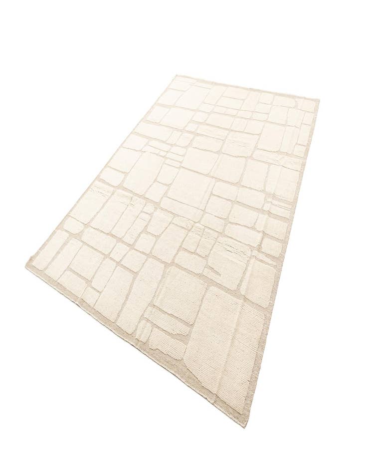 Detail image of 11' 11 x 12' 4 Hand Knotted Beni Marok Rug