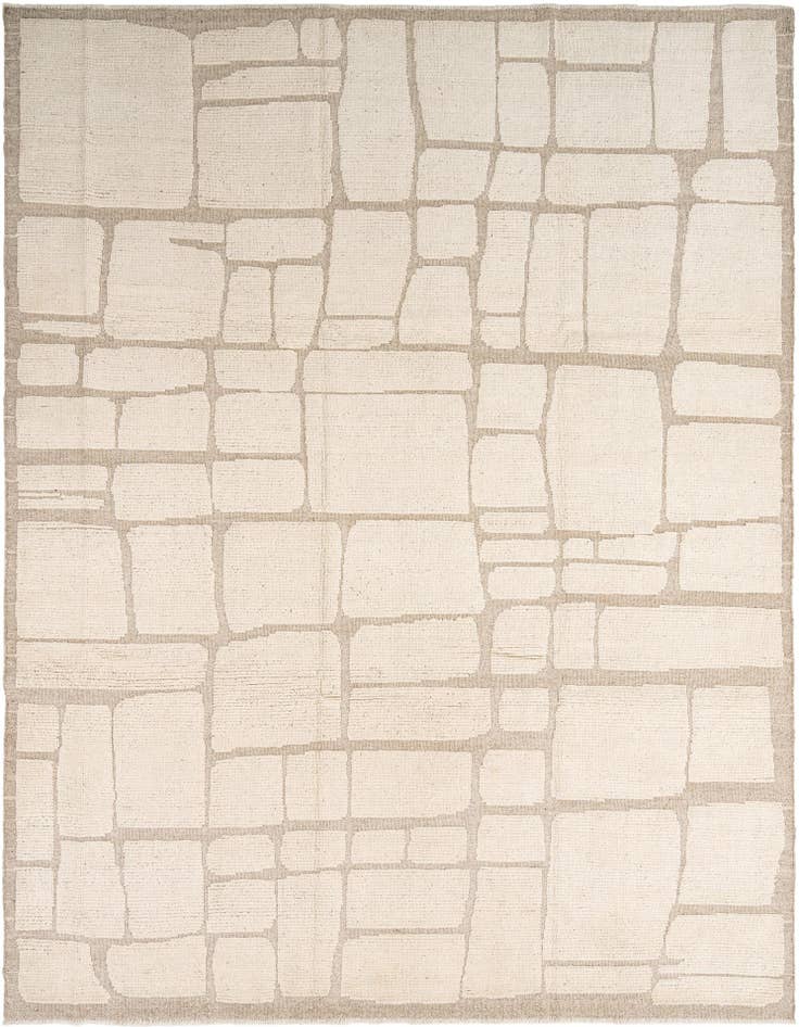 Detail image of 11' 11 x 12' 4 Hand Knotted Beni Marok Rug