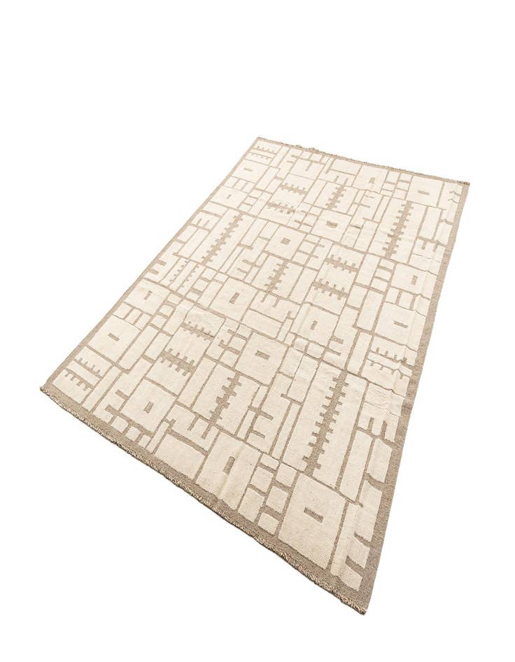 Detail image of 8' 4 x 10' 10  Hand Knotted Beni Marok Rug