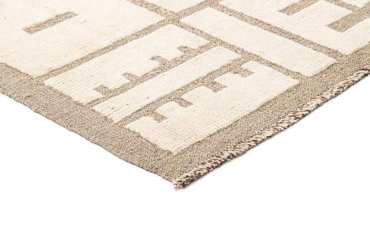 Detail image of 8' 4 x 10' 10 Hand Knotted Beni Marok Rug
