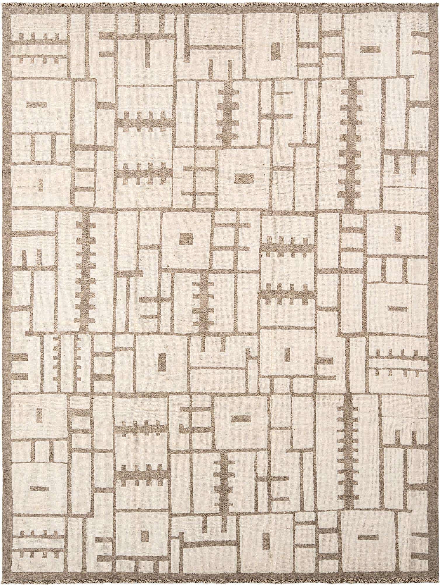 8' 4 x 10' 10 Hand Knotted Beni Marok Rug
