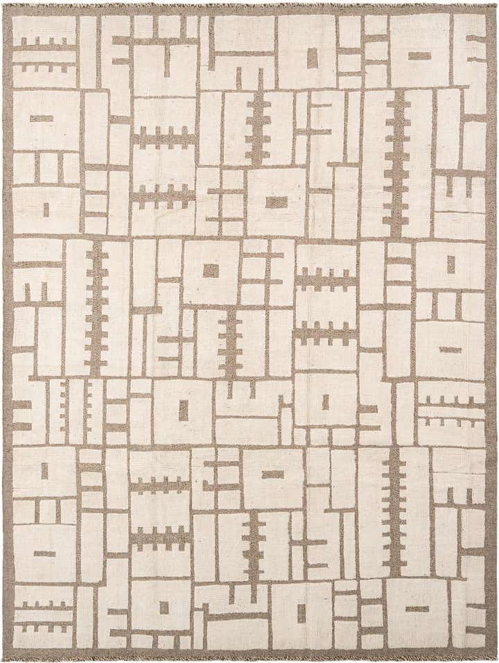 8' 4 x 10' 10 Hand Knotted Beni Marok Rug