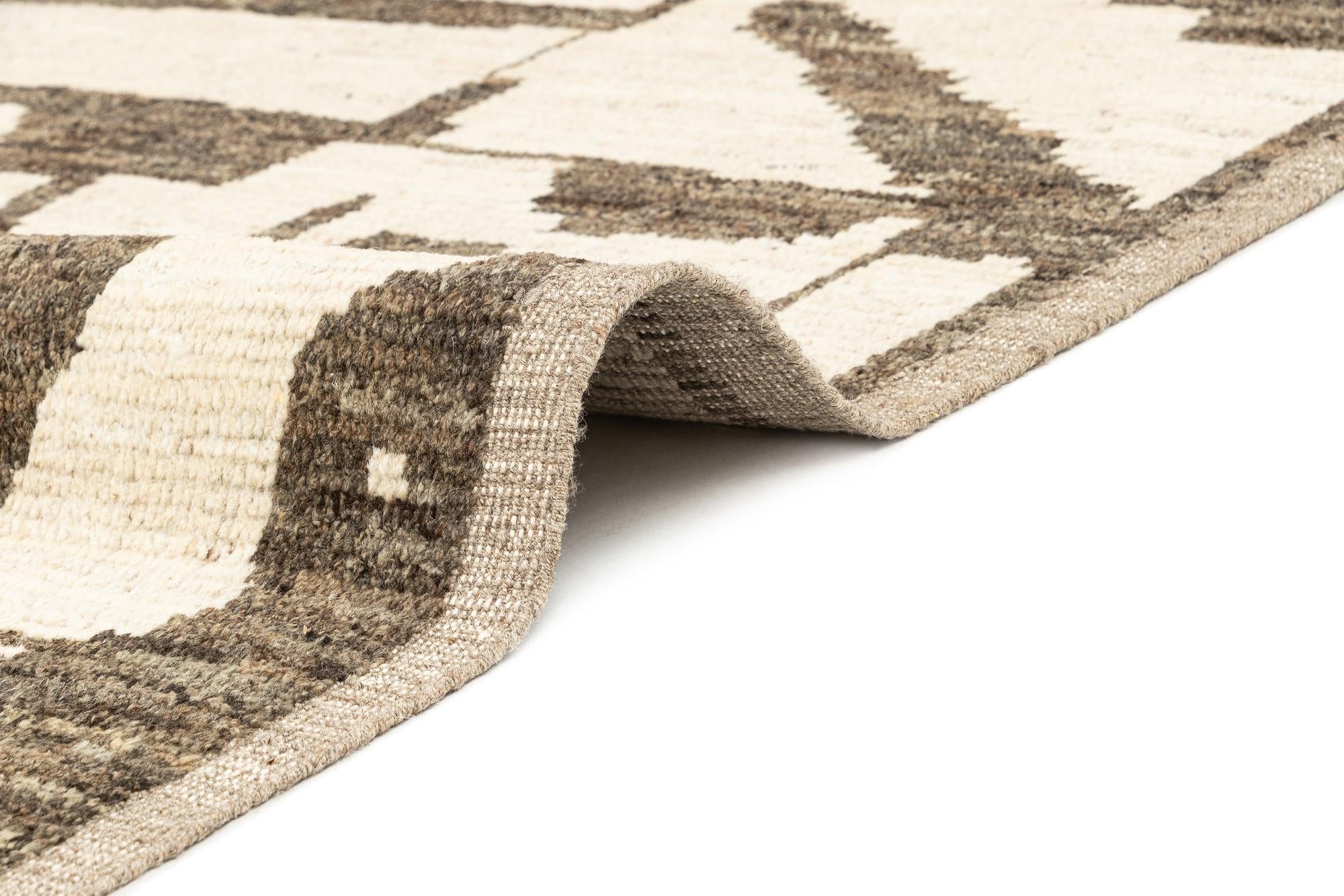 9' 2 x 12' 8 Hand Knotted Beni Marok Rug