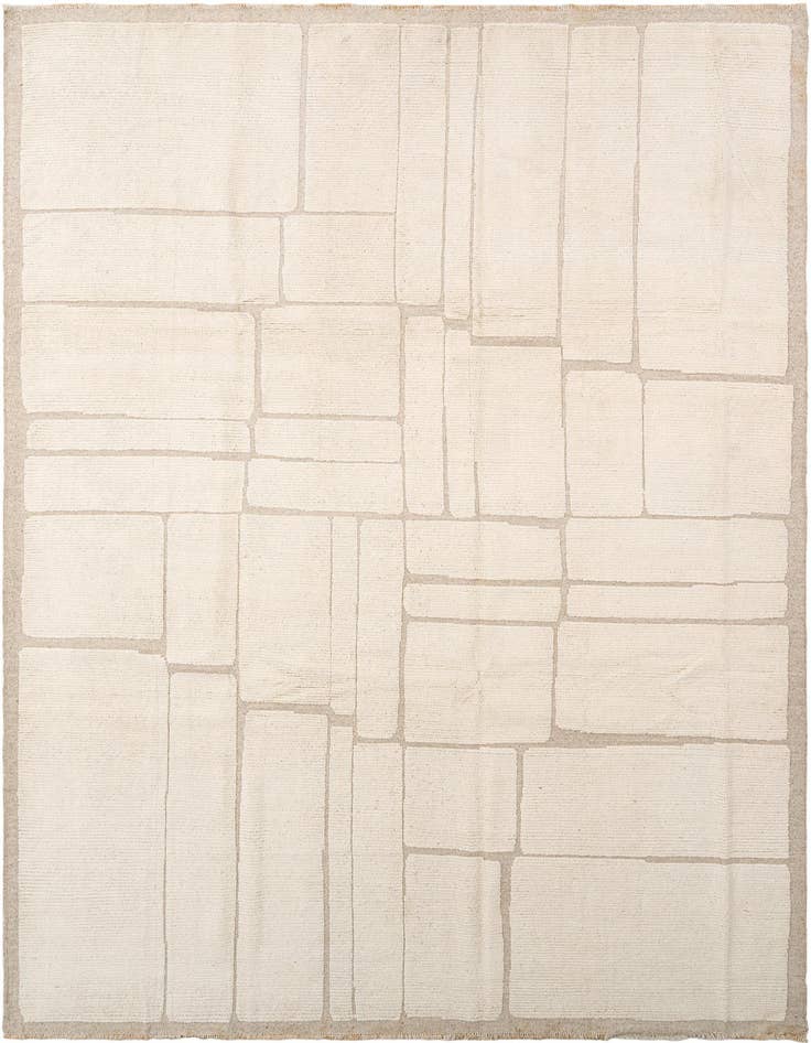 Detail image of 9' x 12' 3 Hand Knotted Beni Marok Rug