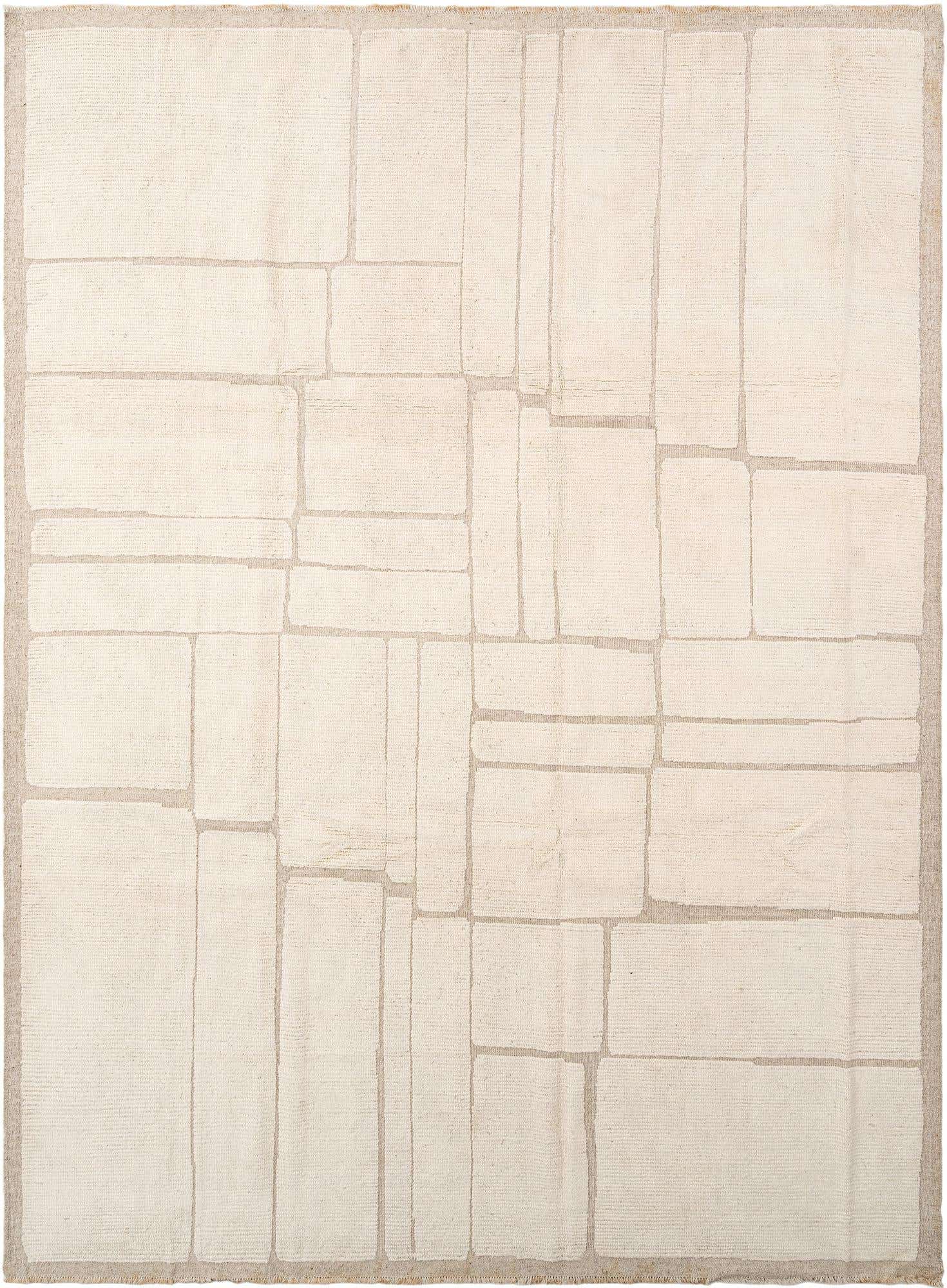 9' x 12' 3 Hand Knotted Beni Marok Rug
