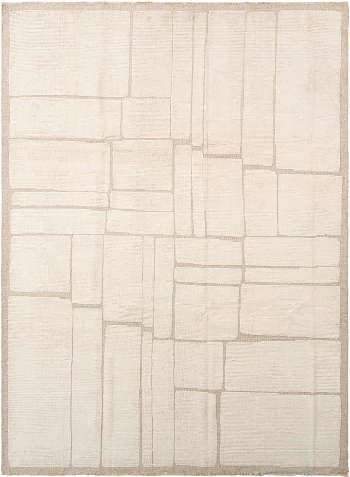 9' x 12' 3 Hand Knotted Beni Marok Rug